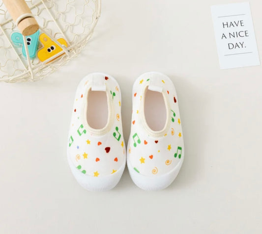 Mini Music Notes - White